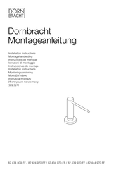 Dornbracht 82 439 970-FF Instructions De Montage