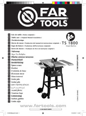 Far Tools TS 1800 Notice Originale