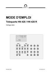 Mobatime HN 425 R Mode D'emploi