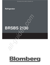 Blomberg BRSBS 2130 Mode D'emploi