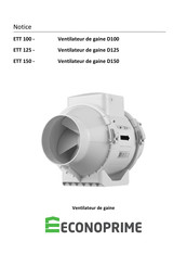 Econoprime ETT 315 Notice