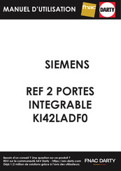 Siemens KF32L Série Manuel D'utilisation