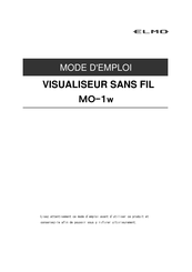 Elmo MO-1w Mode D'emploi