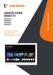 Caratec CAV272E-S Guide De Démarrage Rapide