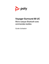 Poly Voyager Surround 80 UC Guide D'utilisation