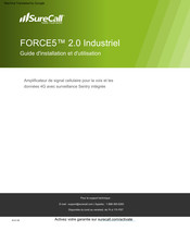 SureCall FORCE5 2.0 Industriel Guide D'installation Et D'utilisation