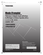 Toshiba 19AV500U Mode D'emploi