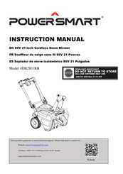 Power smart DB2801RB Manuel D'instructions