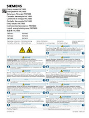 Siemens PAC1600 Notice D'utilisation