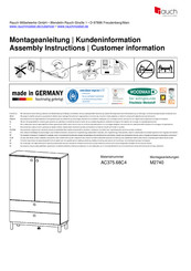 Rauch M2740 AC375.68C4 Instructions De Montage