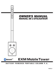 YORKVILLE EXM Mobile Tower Manuel De L'utilisateur