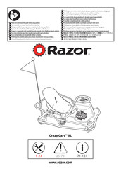 Razor Crazy Cart XL Mode D'emploi