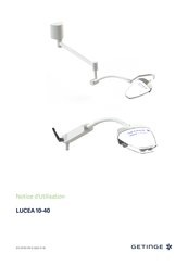 GETINGE LUCEA 10 Notice D'utilisation