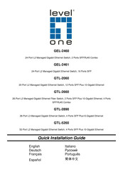 LevelOne GTL-2660 Guide D'installation Rapide