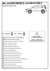 AUTO-HAK WYR361413R-T Instructions De Montage