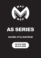 Mac Mah AS 818 SUB Guide Utilisateur