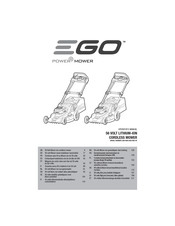 Ego Power+ LM2100E-SP Manuel De L'opérateur