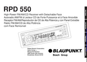 Bosch Blaupunkt RPD 550 Mode D'emploi