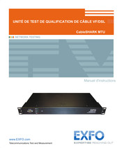EXFO CableSHARK MTU Manuel D'instructions