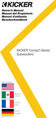 Kicker CompC CWCS10 Manuel D'utilisation