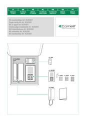 Comelit KCA5061 Manuel Technique