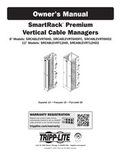 Tripp-Lite SmartRack Premium SRCABLEVRT6HD2 Manuel De L'utilisateur