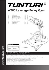 Tunturi WT85 Manuel De L'utilisateur