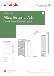 Atlantic Alfea Excellia A.I. 024114 Manuel D'installation