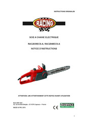 Racing RAC2035ECS-A Notice D'instructions