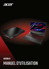 Acer Nitro 5 AN515-58 Manuel D'utilisation