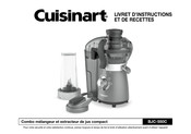 Cuisinart BJC-550C Livret D'instructions