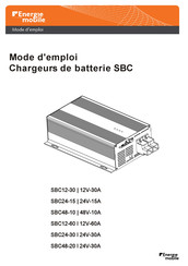 ENERGIE MOBILE SBC48-20 Mode D'emploi