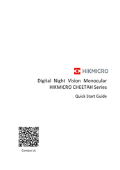 Hikmicro CHEETAH Serie Guide De Démarrage Rapide