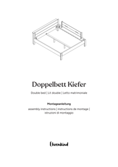 Ehrenkind Doppelbett Kiefer Instructions De Montage