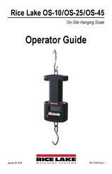 Rice Lake Weighing Systems OS-10 Guide De L'opérateur