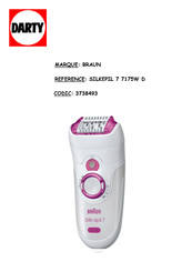 Braun SkinSpa Silk epil 7 Serie Mode D'emploi