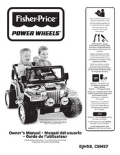 Fisher-Price POWER WHEELS BJH58 Guide De L'utilisateur