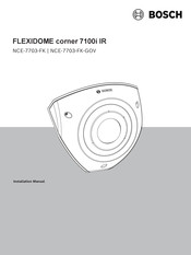 Bosch FLEXIDOME corner 7100i IR Manuel D'installation