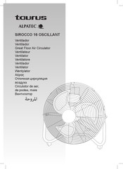 Taurus Alpatec SIROCCO 16 OSCILLANT Mode D'emploi