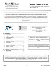 Kozy Heat Fireplaces KZK-045 Instructions De Montage