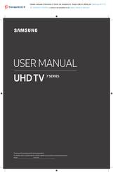 Samsung UE50RU7175 Manuel De L'utilisateur
