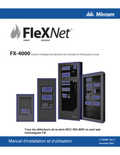 Mircom FleXNet FX-4000 Manuel D'installation Et D'utilisation