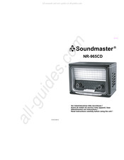 SOUNDMASTER NR-965CD Mode D'emploi