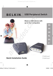 Belkin F1U401vea1 Guide D'installation Rapide