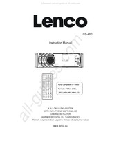 LENCO CS-460 Manuel D'instructions
