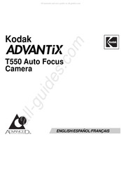 Kodak ADVANTIX T550 Mode D'emploi