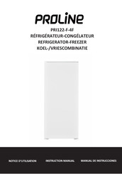 Proline PRI122-F-4F Notice D'utilisation