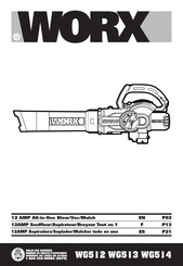 Worx WG513 Mode D'emploi