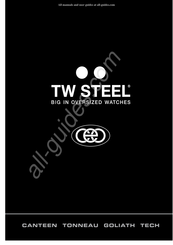 TW Steel CANTEEN TONNEAU GOLIATH TECH Mode D'emploi