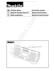 Makita RM01 Manuel D'instructions